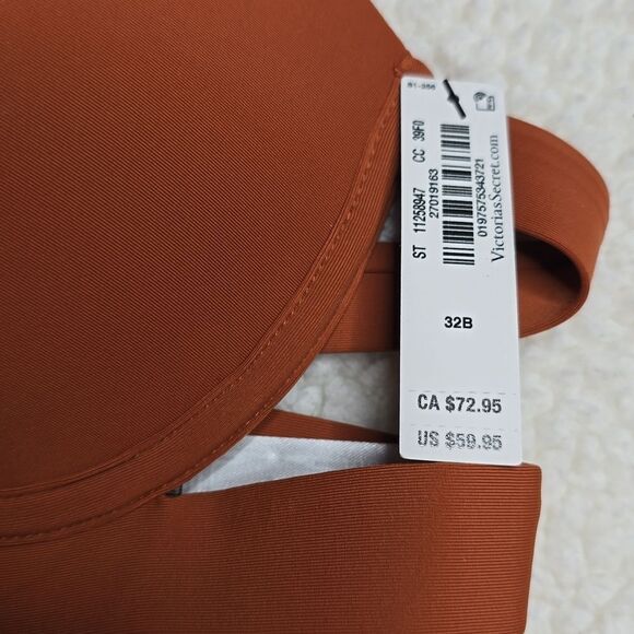 1208 NWT Victoria's Secret Swim Archives Essential Banded Push-Up Bikini 32B - Picture 3 of 5